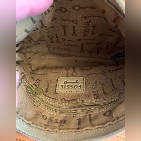 Fossil leather mini bag purse crossbody shoulder convertible 
Green summer - Picture 9 of 9